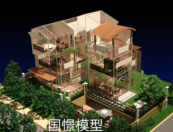 苍溪县建筑模型