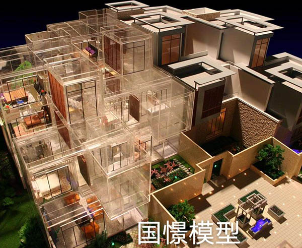 苍溪县建筑模型