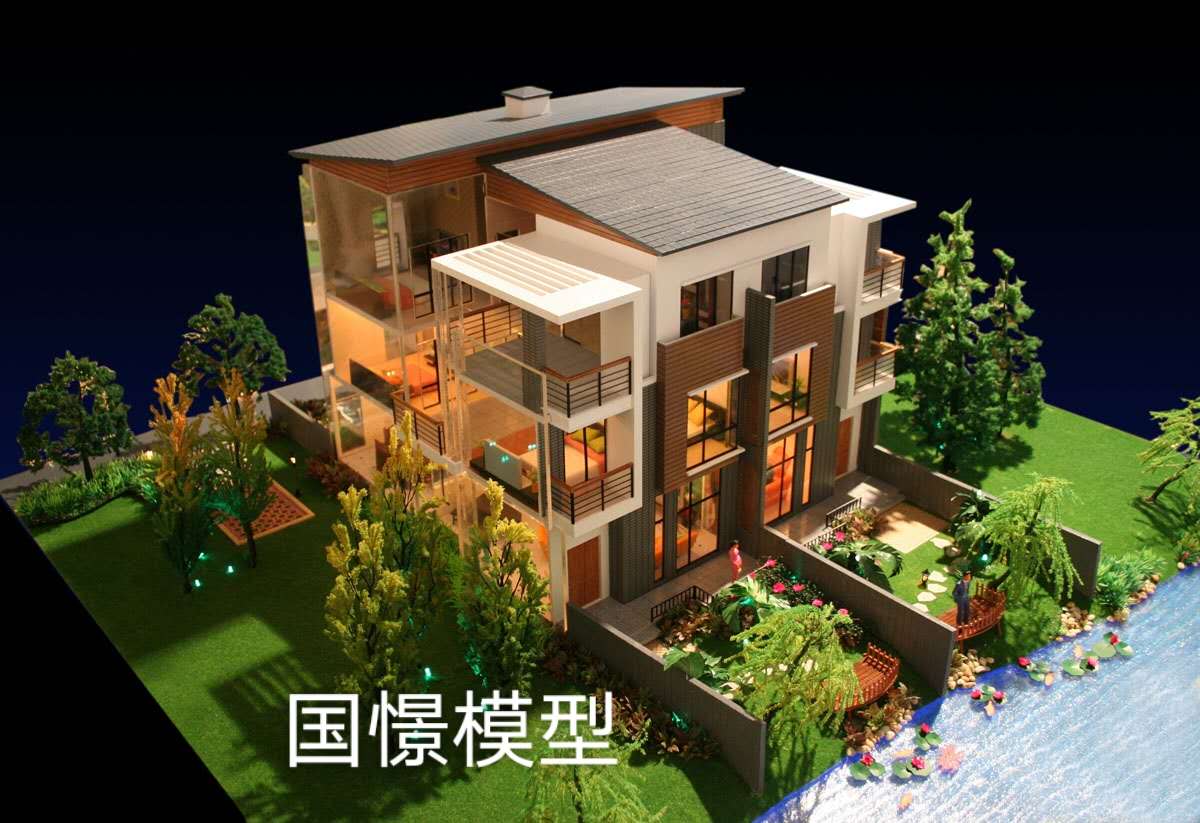 苍溪县建筑模型