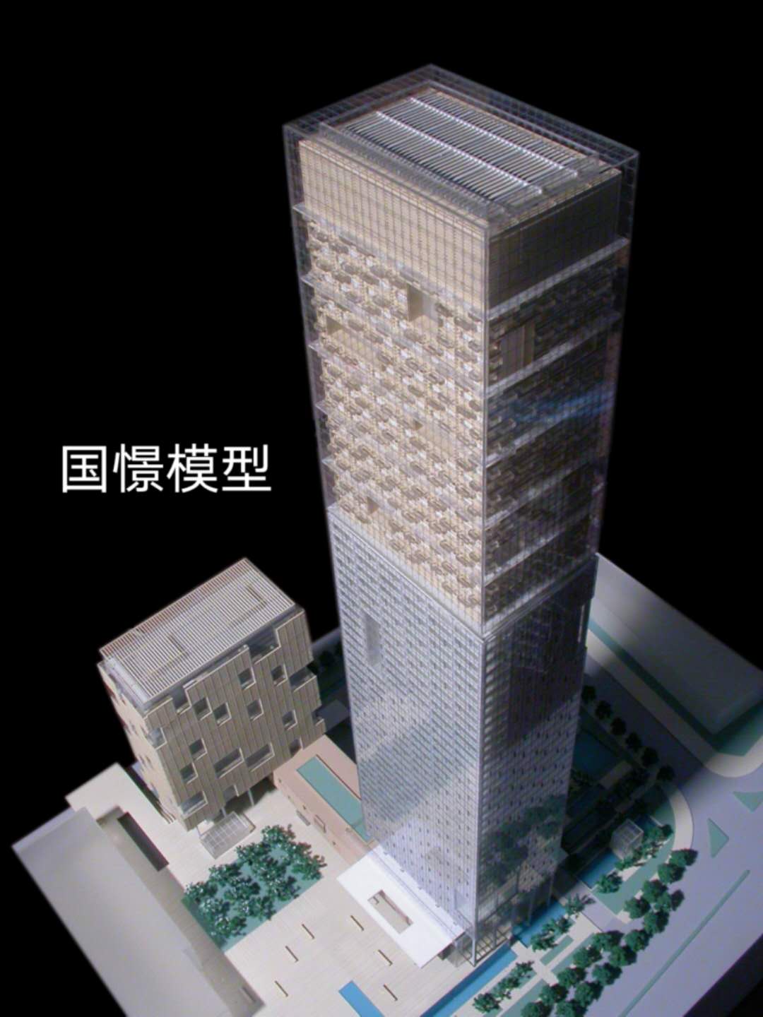 苍溪县建筑模型