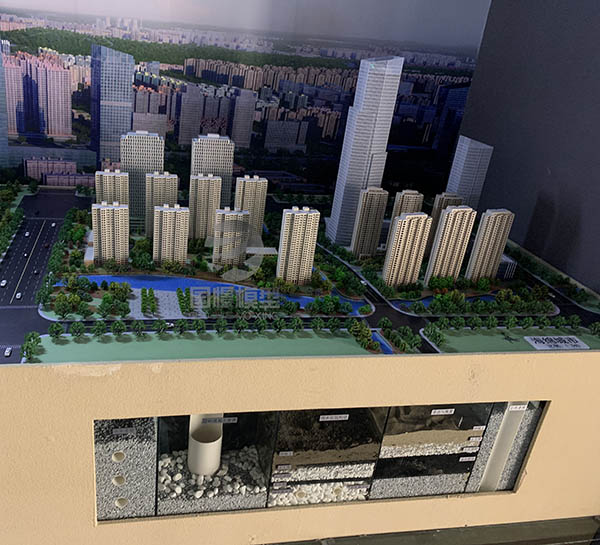 苍溪县建筑模型